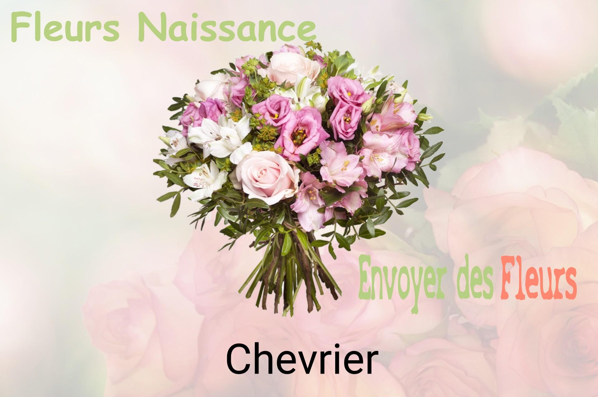 Bouquet de fleurs de naissance livré à Chevrier